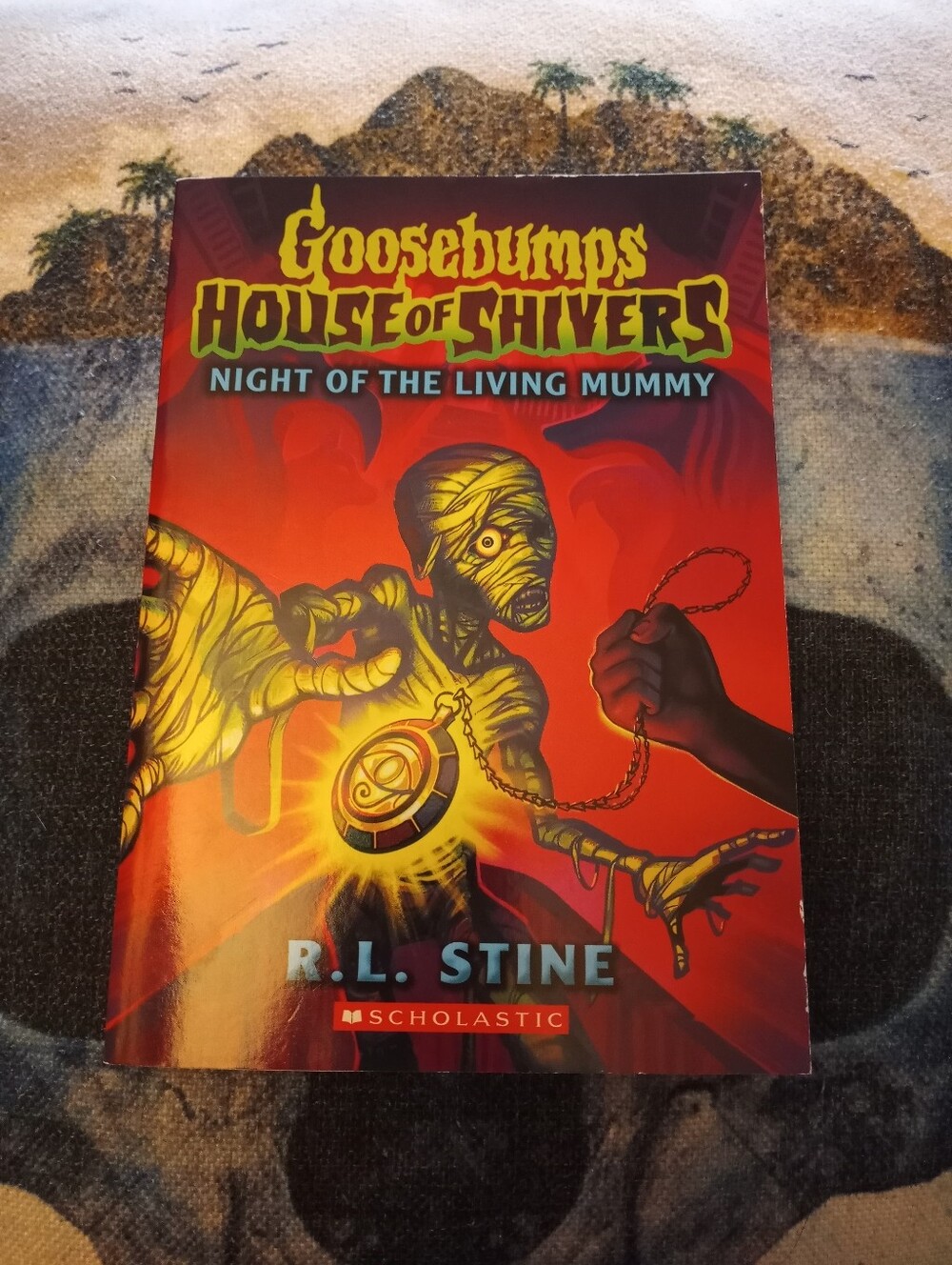 RL Stein Goosebumps Night Of The Livng Mummy Book
